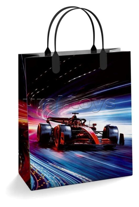 Пакет подарочный 23х27, 150мкм из мягкого пластика "Драйв" ламинированный