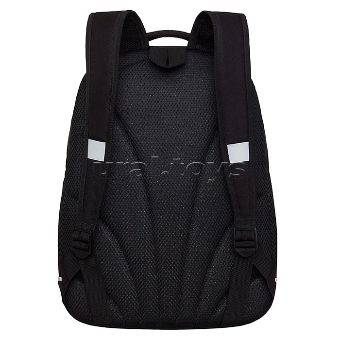 Рюкзак школьный с картхолдером на держателе (/1 черный - кристалл)