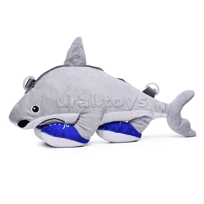 Мягкая игрушка "Акула" в кедах, 30 см.