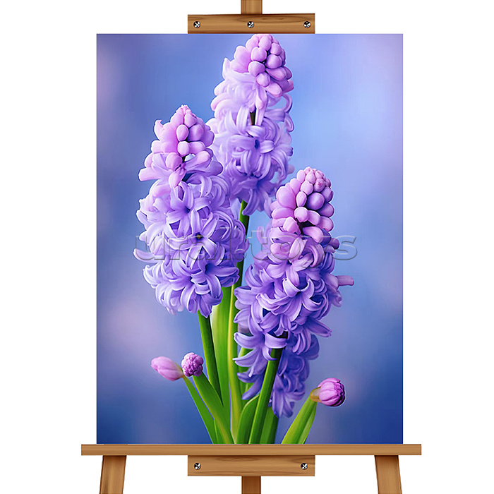 Набор для рисования "Картина по номерам 20*30 см. Сирень"