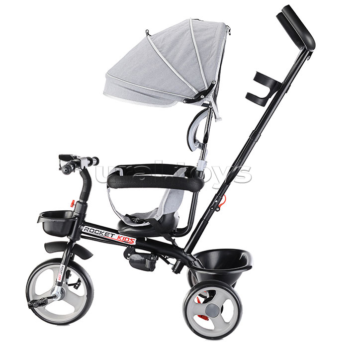 Велосипед 3-х колесный, серый