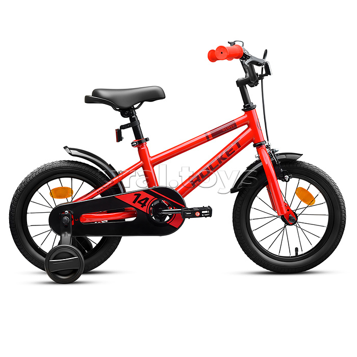 Велосипед 14" Rocket Gloss, цвет красный