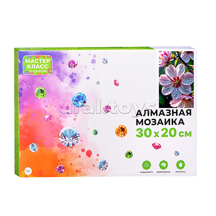 Мозаика алмазная "Цветы" 20*30см.
