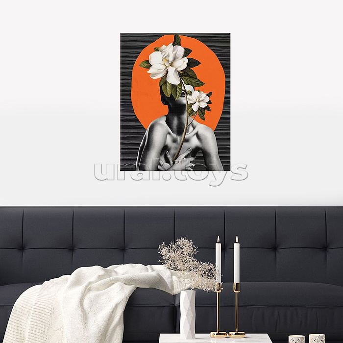 Картина по номерам 40х50 "Непреодолимая загадка" 15 цветов