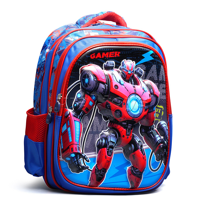 Рюкзак школьный "Принцесса" 41x30x15 см, 3 отделения, 2 кармана, уплотненная спинка, ОПП-упаковка