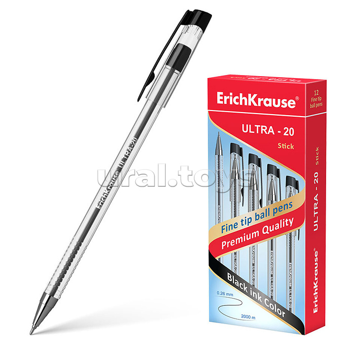 Ручка шариковая ULTRA-20, цвет чернил черный