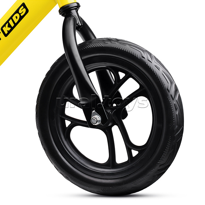 Беговел 12" Rocket, колеса EVA, цвет желтый,