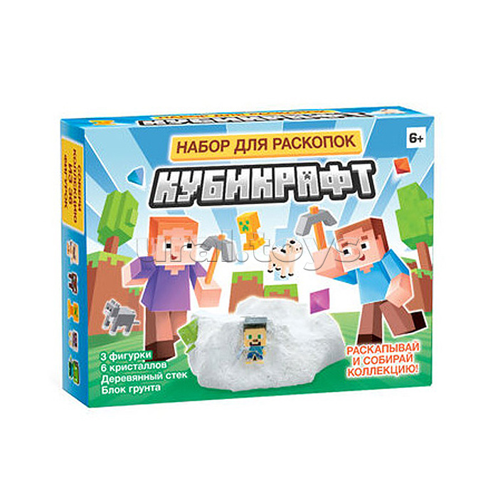 Раскопки "Кубикрафт" ( 9 элементов ) Раскопки "Кубикрафт" ( 9 элементов )