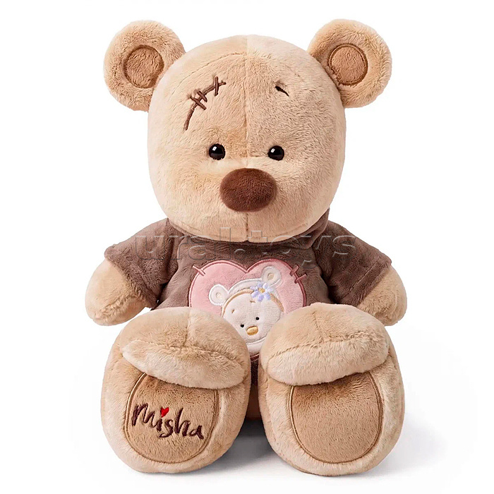 Медведь Misha в кофте (портрет Маши), 23см, в коробке