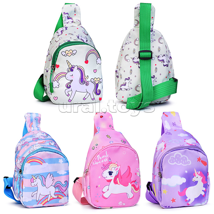 Сумка детская "Радужный Единорог" 13*6*18 см.