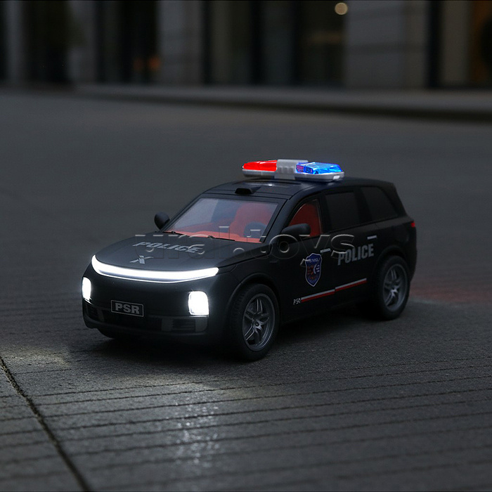 Машина "Крутая полиция" р/у, 27 MHz, в коробке