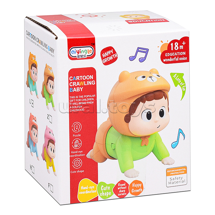 Игрушка развивающая "Музыкальный пупс" в коробке