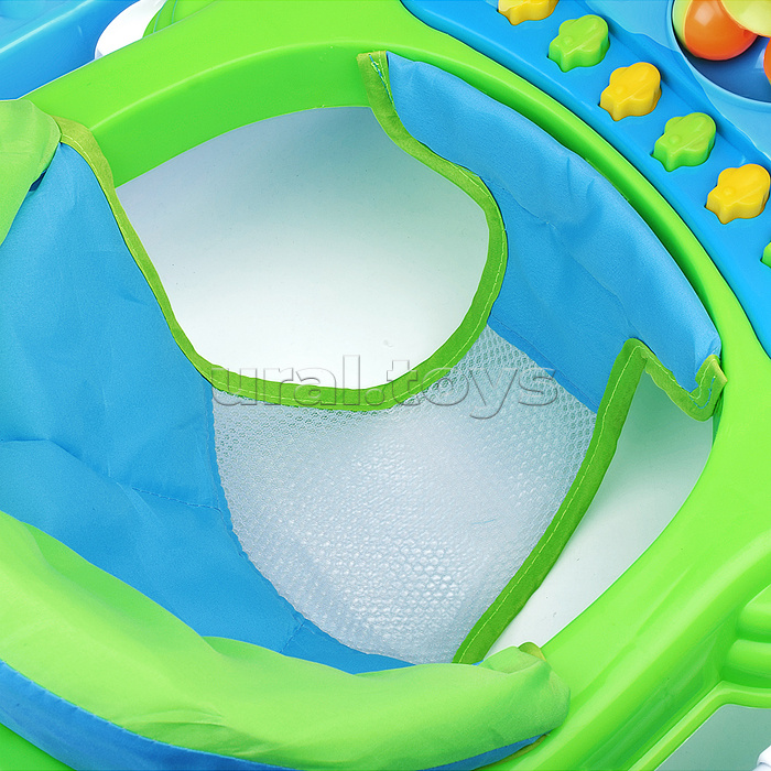 Ходунки "Веселая карусель" (цвет салатовый/голубой)