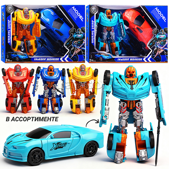 Робот "Inwader Warrion" трансформирующийся, в коробке