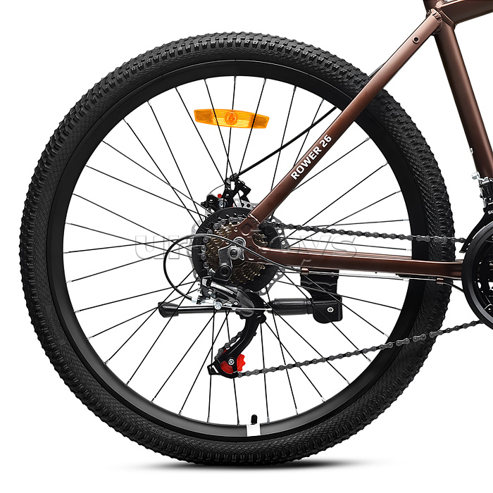 Велосипед 26" Rocket Rower, цвет коричневый, размер 18"