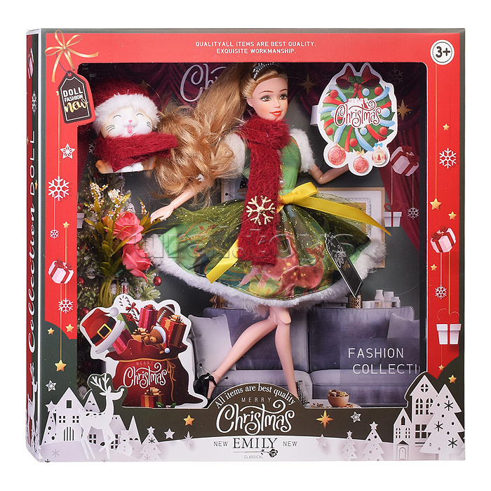 Кукла "Новогодняя сказка" в коробке