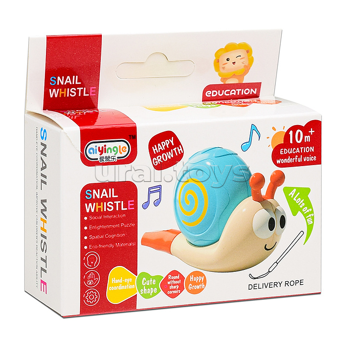 Улитка-свисток в коробке