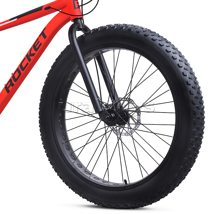 Велосипед 26" Rocket Fat 26, цвет красный, размер 18"