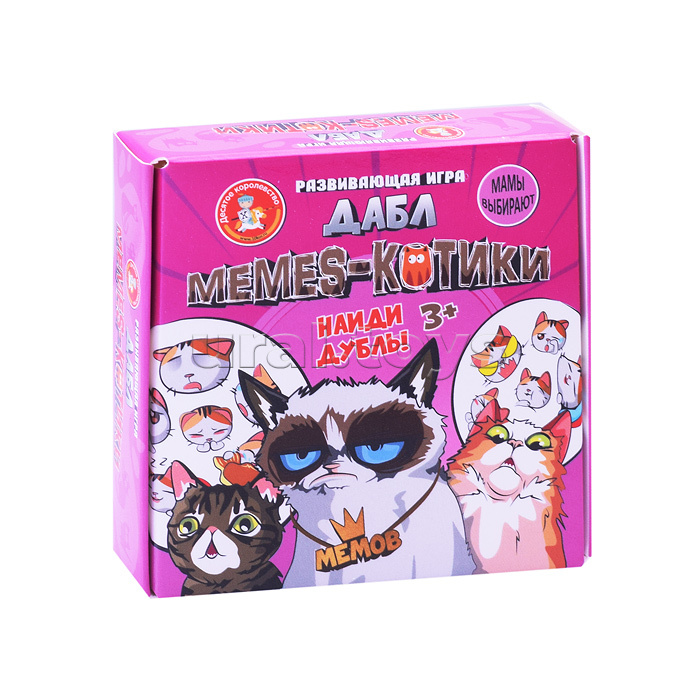Игра настольная Дабл "Мемы" (20 карточек)