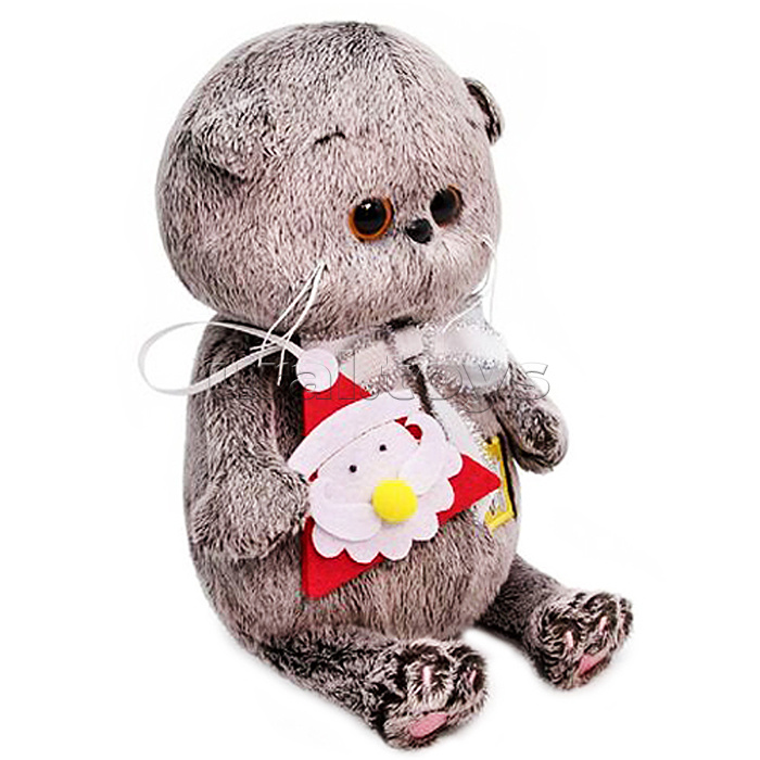 Кот Басик BABY с игрушкой Дед Мороз Кот Басик BABY с игрушкой Дед Мороз