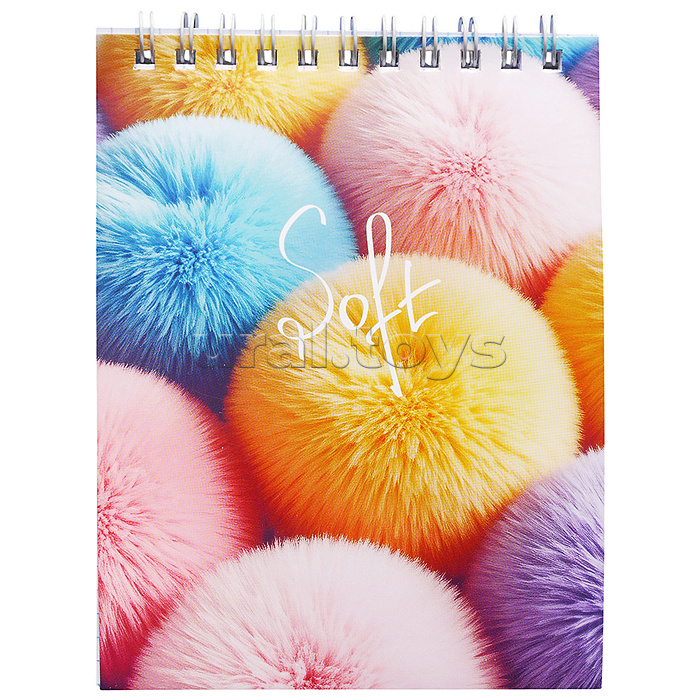 Блокноты А6 60л "Soft.2" гребень
