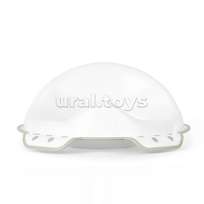 Накладка для унитаза детская (антискользящая) бело-оливковый