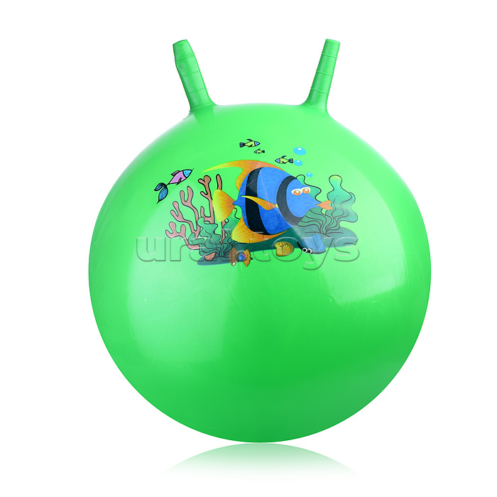 Мяч с рожками 55см "Приключения" (цвет в ассортименте)