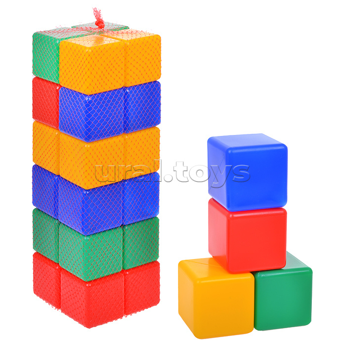 Кубики в сетке 24 дет.