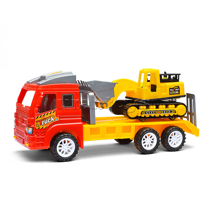 Автовоз с трактором, в пакете