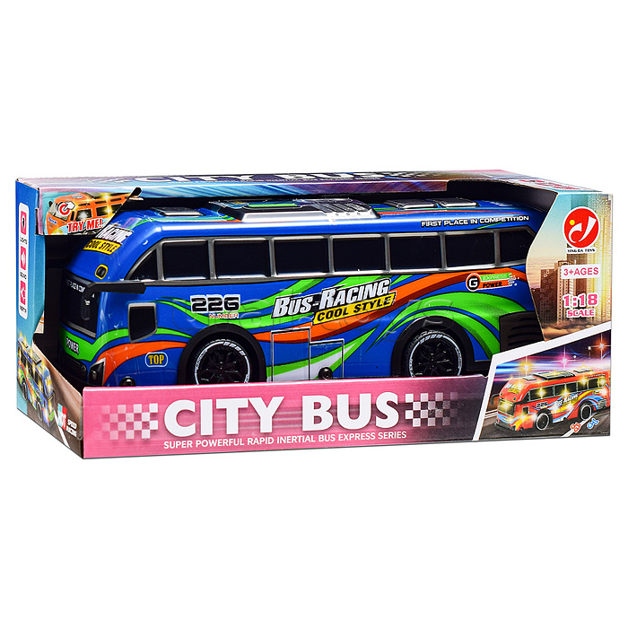 Машина "Легенда дорог" 1:18, свет, звук, в коробке