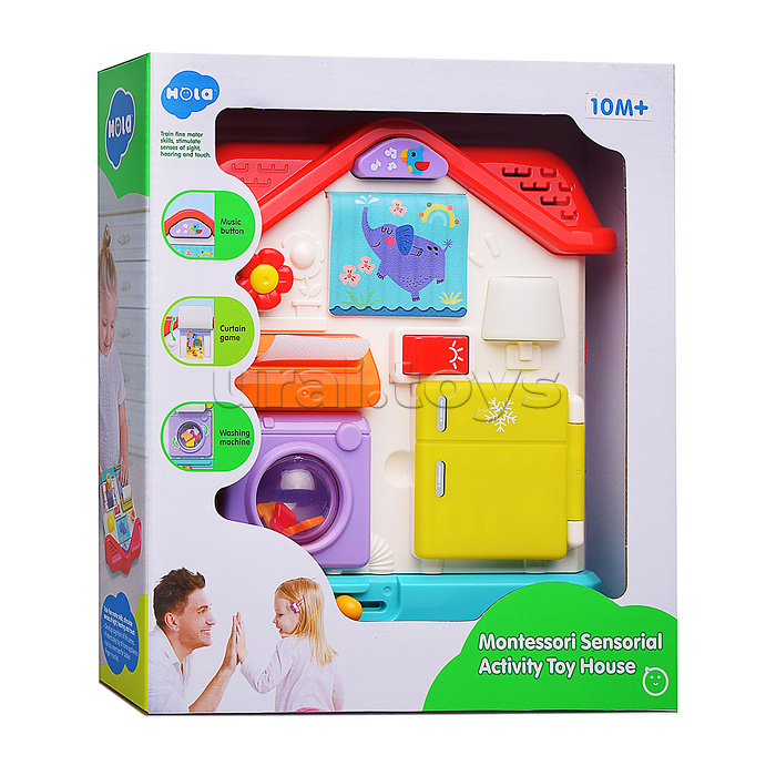 Домик развивающий в коробке