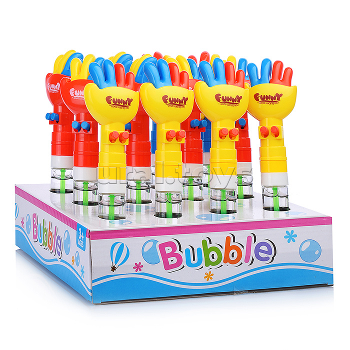 Мыльные пузыри "Подвижная рука" 20 см