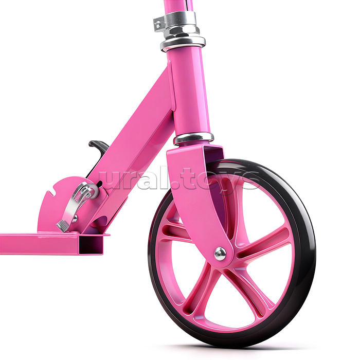 Самокат ROCKET колеса PU 200 мм, ABEC 7, розовый (в пакете)