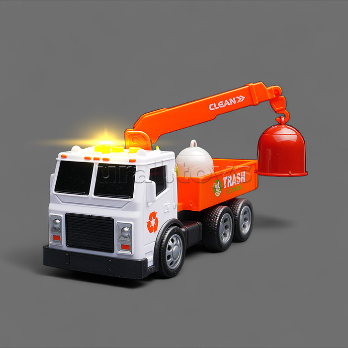 Машина "Кран" 1:32 (свет. Звук) в коробке