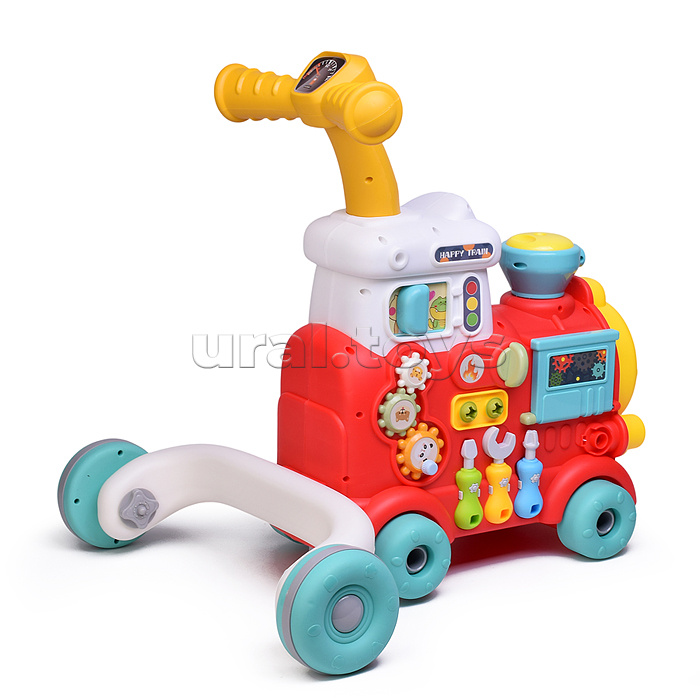 Игровой центр-Каталка "Маленький поезд" со спреем, в коробке