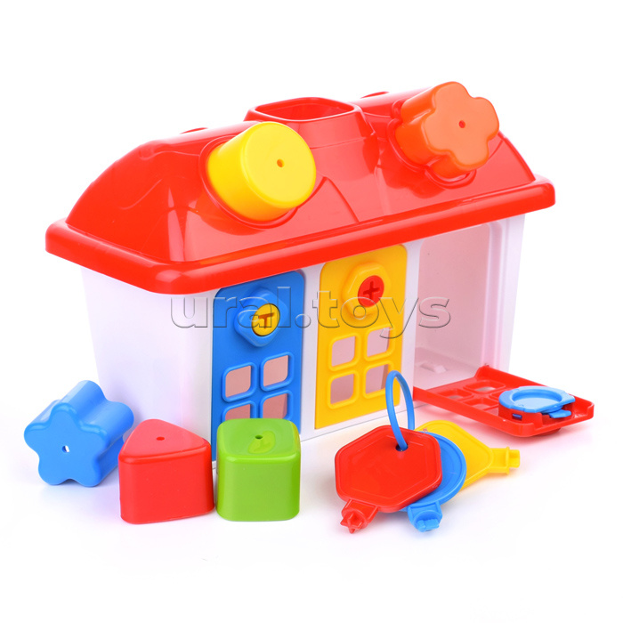 Логика-сортер "Домик" в коробке