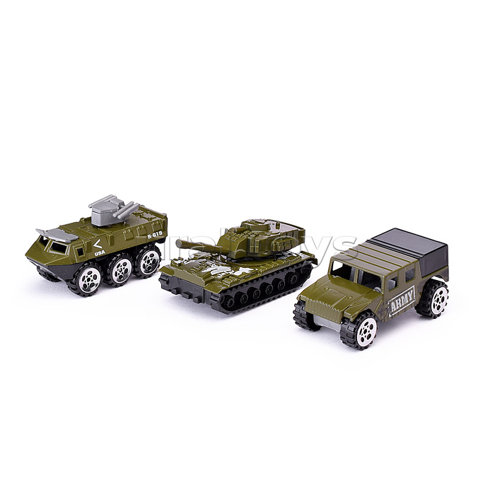 Автовоз с военной техникой, в коробке Автовоз с военной техникой, в коробке