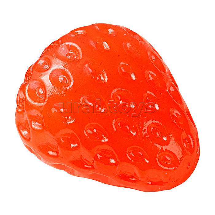 Игрушка-антистресс "Сквиши" Клубничка красный