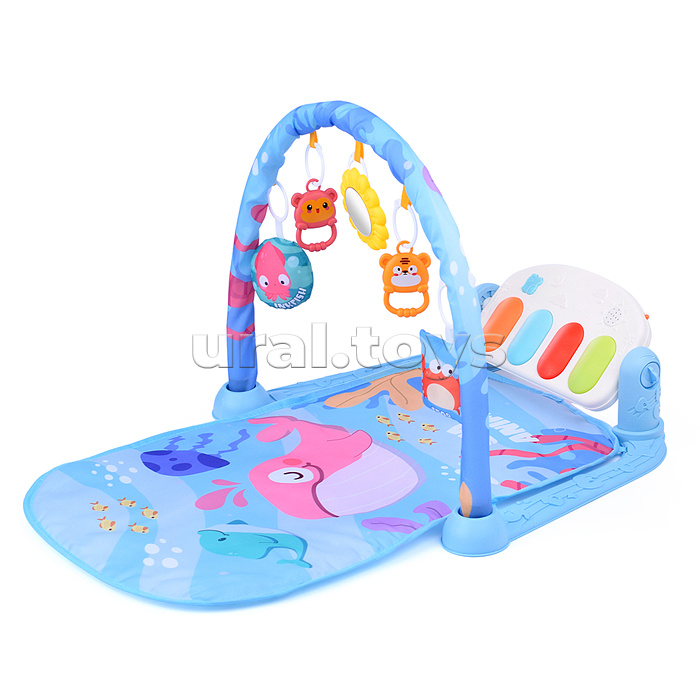 Коврик развивающий "Морское приключение" с пианино, в коробке