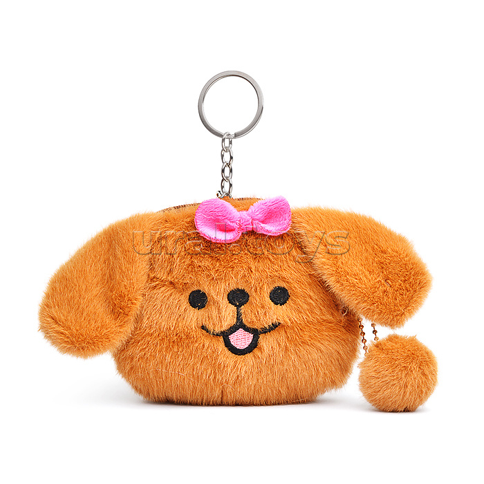 Мягкий брелок-кошелек "Собачка" 12см