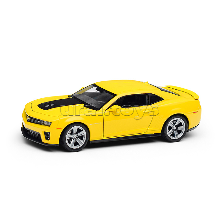 Машинка 1:24 Chevrolet Camaro ZL1, желтый Машинка 1:24 Chevrolet Camaro ZL1, желтый