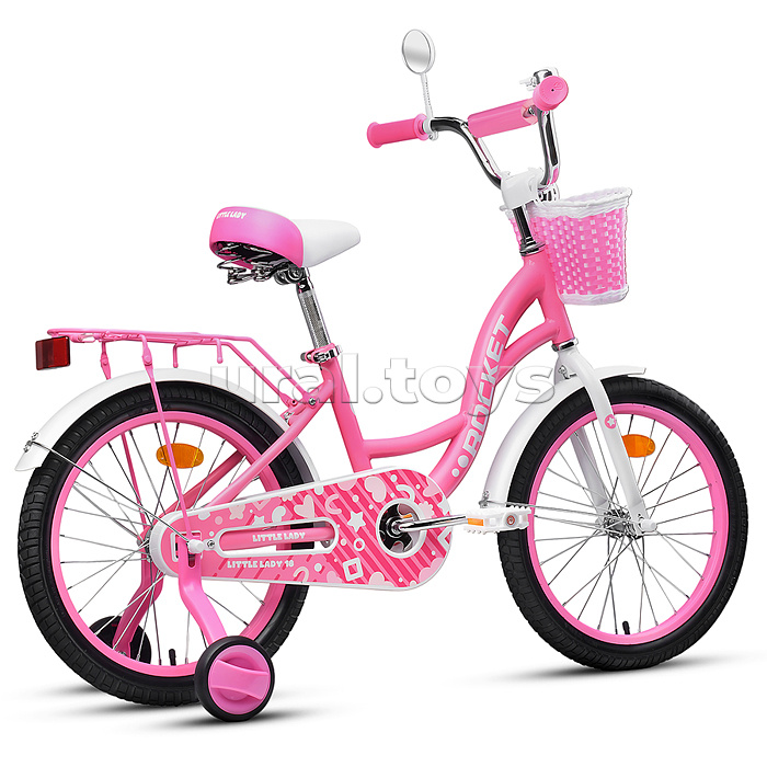 Велосипед 18" Rocket Little Lady, цвет розовый