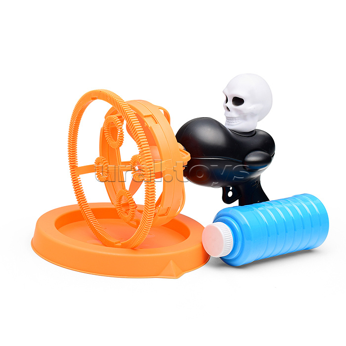 Пистолет "Череп" для мыльных пузырей, на листе