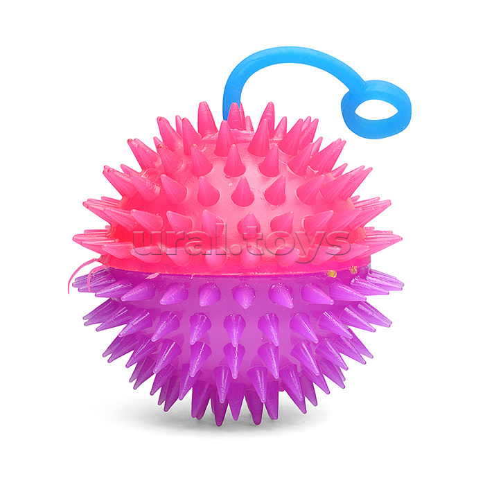 Мяч-ёж "Цветная колючка" (7,5 см.) в коробке