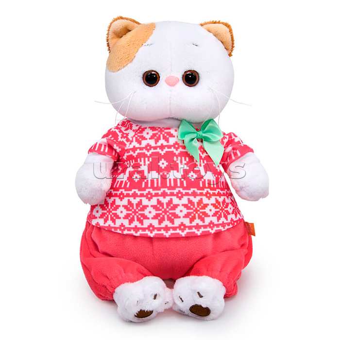 Кошка Ли-Ли в зимней пижаме