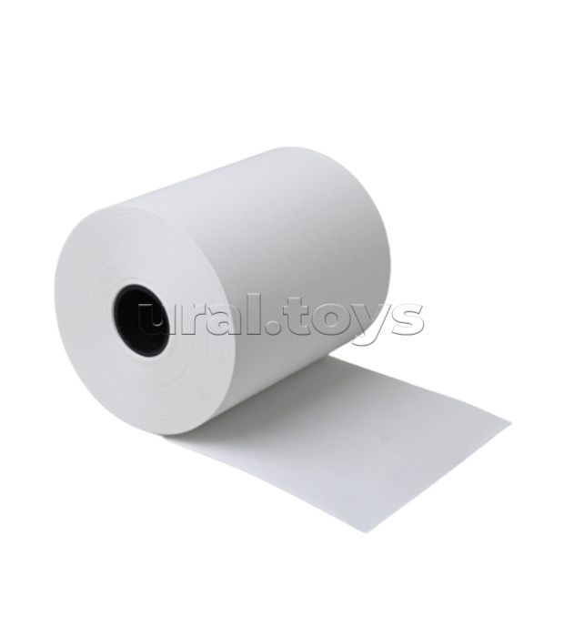 Чековая лента термочувствительная 44 г/м², 80ммx80мx12мм (60 м) термослой наружу Чековая лента термочувствительная 44 г/м², 80ммx80мx12мм (60 м) термослой наружу