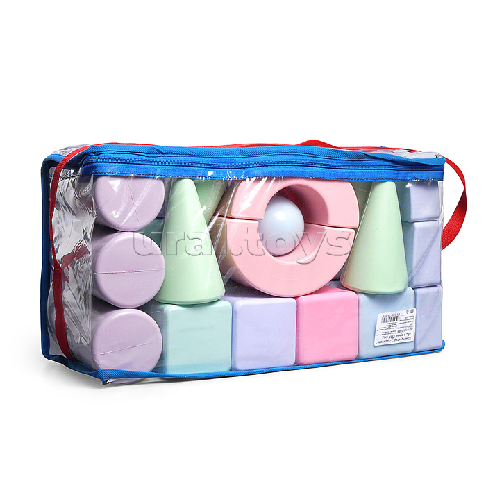 Конструктор "Строитель" 28 д. нюд. в сумке ПВХ