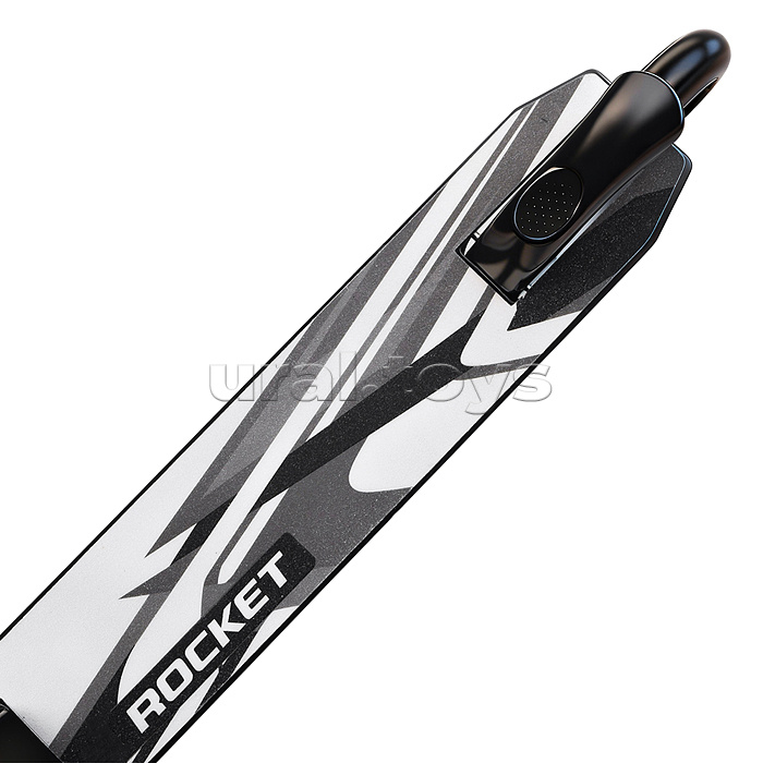 Самокат 2-х колесный ROCKET,колеса PU/ 145 мм,ABEC 7, черный (в пакете)