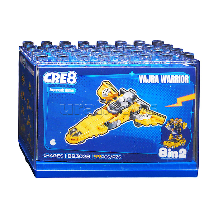 Конструктор "Супер-перевоплощение" 8 в 1 в коробке