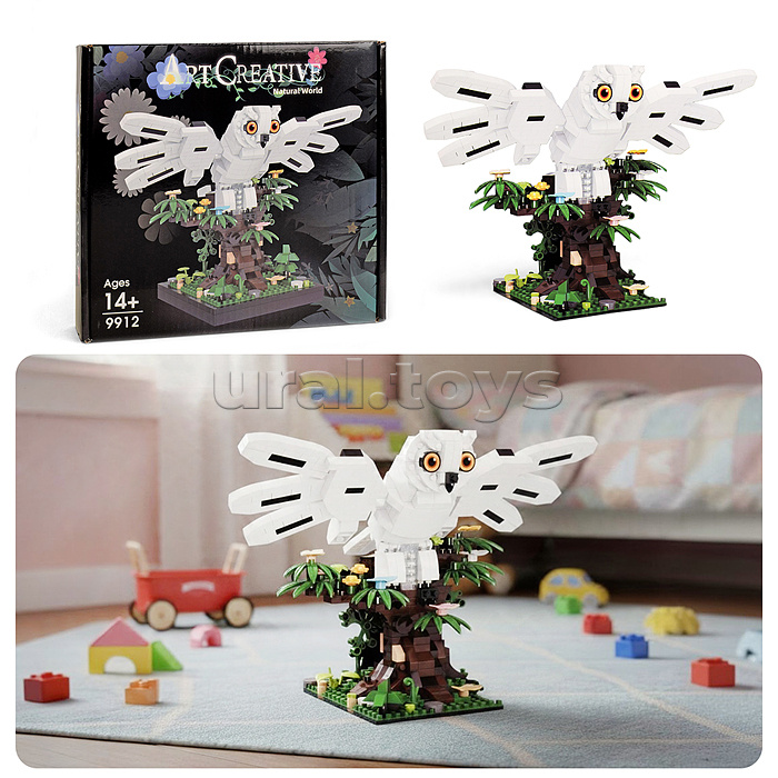 Конструктор "Сова" 3D, в коробке